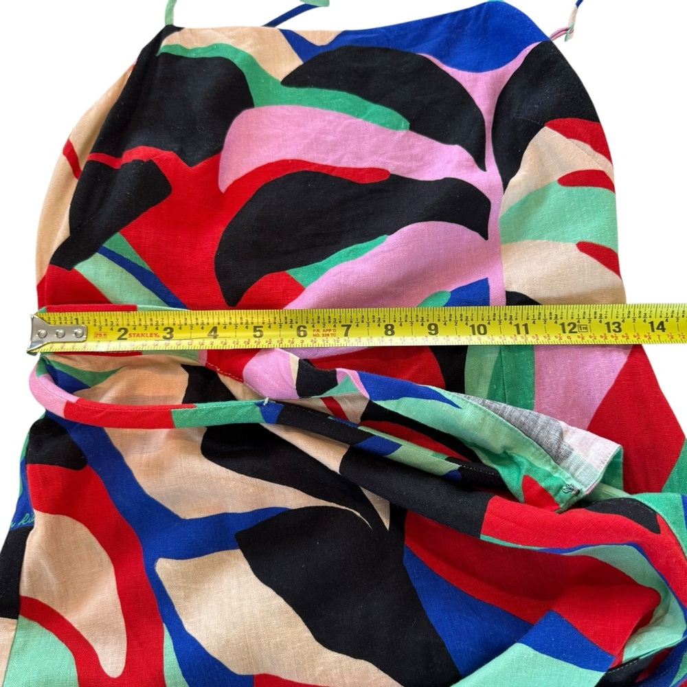 FARM Rio Multicolor Abstract Print Mini Dress - Red, Blue, Green, Black - Picture 16 of 16